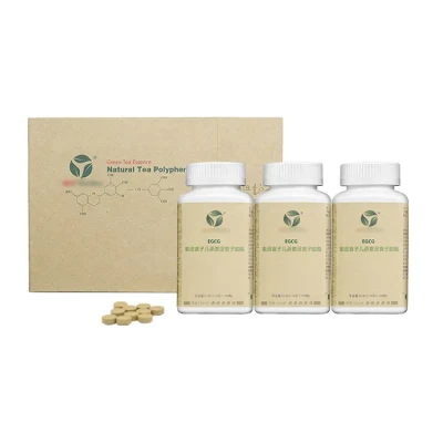 EGCG Tea polyphenols Delay ageing 450mg 180 capsules/bottle Tea polyphenol press candy